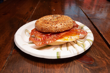 Bacon Egg and Cheese Bagel