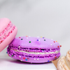 Purple Macaron Closeup