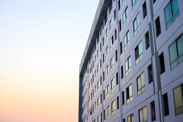 Low angle view of skyscrapers,buildings in modern
