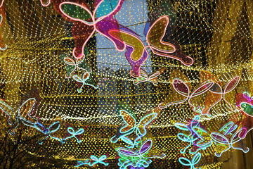 the Christmas Decoration at Lee Tung Avenue, hk 16 Dec 2020