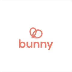 letter b logo with outline butterfly. icon, simple and minimalist. Feminine pink logo vector