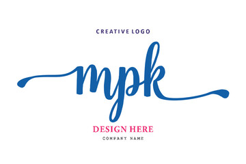MPK lettering logo is simple, easy to understand and authoritative