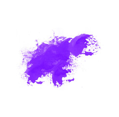 Beautiful purple paint brush for drawing