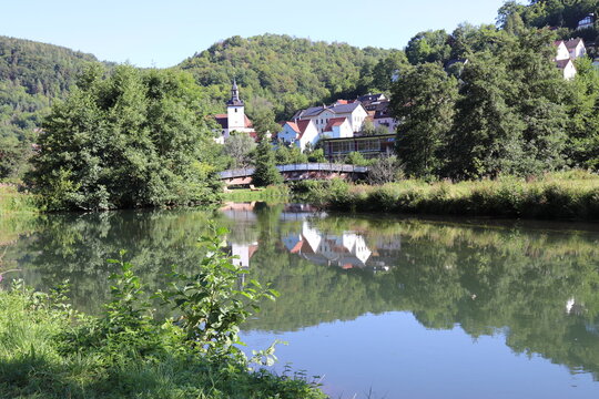 Muggendorf an der Wiesent im Wiesenttal Fr&auml;nkische Schweiz Franken