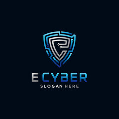 Logo of cyber technology Logo abstract design Technology