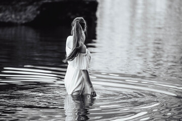 Girl In water