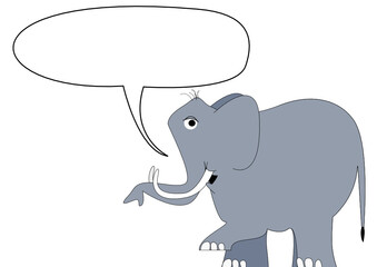 Sprechender Elefant