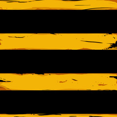 Fototapeta premium Stop sign yellow and black lines icon art illustration design