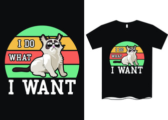 Funny Cat T-Shirt Designs