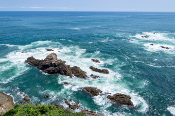 海　太平洋　海岸　透き通った　旅行　旅　バカンス