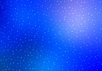 Deep blue background decorated delicate glittering sparkles. Festive texture abstract graphic.