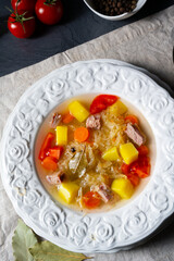 kapusniak delicious polish sauerkraut soup