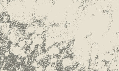 vector abstract ink drawing, graphite strokes and prints on a beige background