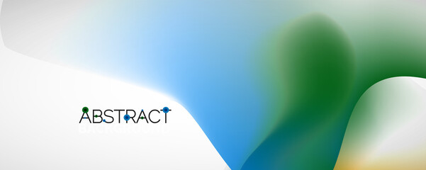 Fluid color gradient abstract background, trendy colorful wallpaper. Vector illustration for placards, brochures, posters, banners and covers