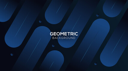 Abstract background geometric blue phantom. Dynamic shapes tech composition. Vector illustration eps10.