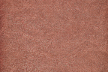 Texture of brown artificial leather. Imitation leather