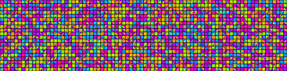 Abstract Geometric Pattern generative computational art illustration