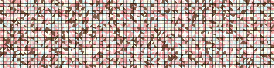 Abstract Geometric Pattern generative computational art illustration