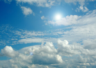 Fototapeta premium Cloudy sky background