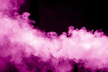 Pink smoke as an abstract background.