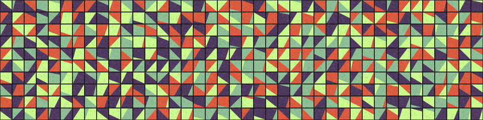 Abstract Geometric Pattern generative computational art illustration