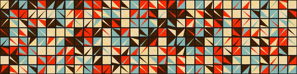 Generative Computerkunstillustration des abstrakten geometrischen Musters © vector_master