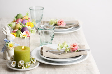 Easter table setting