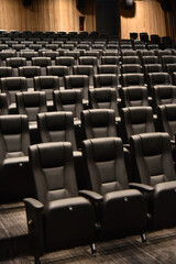 Obraz premium rows of seats in a theatre