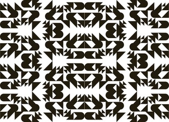 Abstract background seamless pattern. Geometric Modern design pattern. Vector