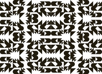 Abstract background seamless pattern. Geometric Modern design pattern. Vector