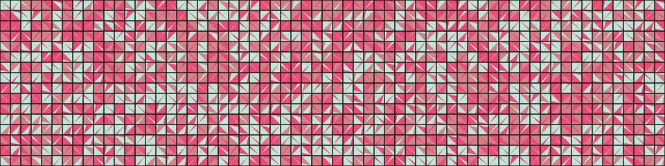 Fototapeta premium Abstract Geometric Pattern generative computational art illustration