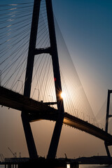 Fototapeta premium 夕暮れの名港トリトン