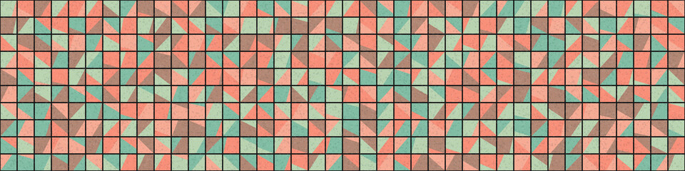 Abstract Geometric Pattern generative computational art illustration