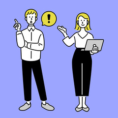 ビジネス、説明、アクションセット