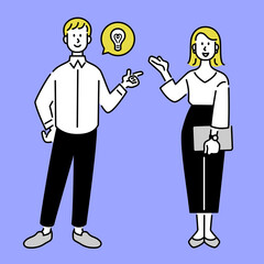 ビジネス、説明、アクションセット