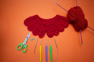 handmade hat, beret scarf making and equipment