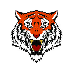tiger head vector
