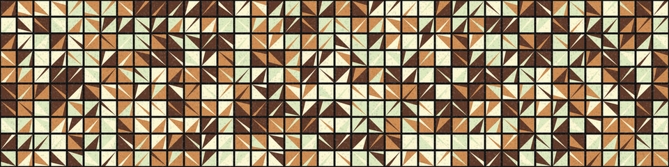 Abstract Geometric Pattern generative computational art illustration