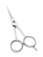Hair cutting scissors isolated on white background. 3D illustration