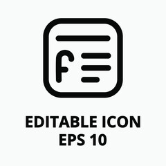 Black and white information icon. Isolated editable vector icon. Message sending. Information receive. Typing. Mailbox. Business exchange 