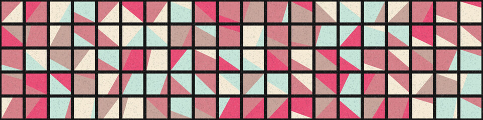 Abstract Geometric Pattern generative computational art illustration