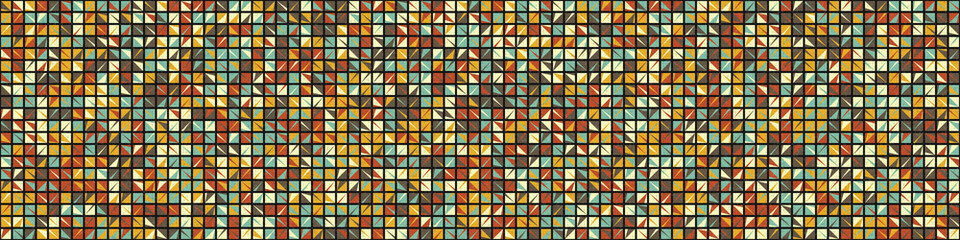 Fototapeta premium Abstract Geometric Pattern generative computational art illustration