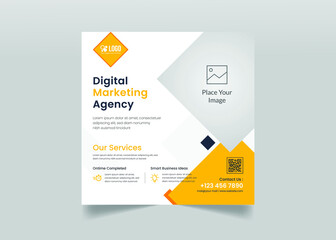 Corporate business social media post  
