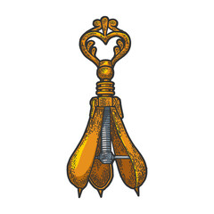 Pear of anguish torture device sketch raster