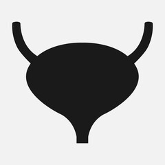 Icon of human internal organs. Icon made in growth style. The viscera of a man. Vector eps illustration.