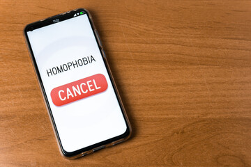  Homophobia - Phone with cancel