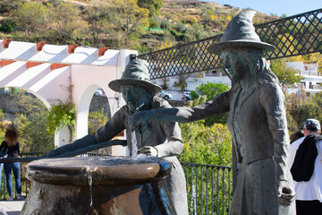 Soportujar, el pueblo de las brujas en la Alpujarra de Granada. Casas blancas y callejuelas mágicas