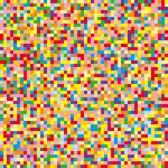 Random colorful abstract pixel art, simple vector illustration