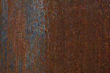 Rusty metal texture, weathered aging textured background