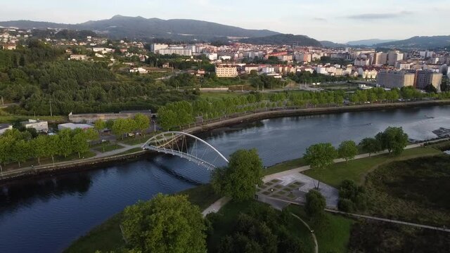 Planos a&eacute;reos del R&iacute;o L&eacute;rez de Pontevedra